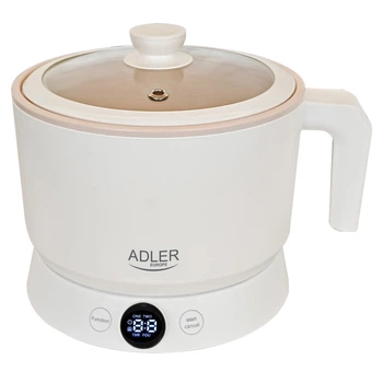 Електрична каструля Adler AD 6422 багатофункціональна 800 Вт 1,0 л Білий