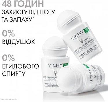 Дезодорант-антиперспірант Vichy для чутливої шкіри 50 мл (3337871320324)