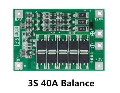 Балансировочная плата 3S 40A для Li‑ion аккумуляторов