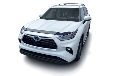 Дефлектор капота мухобойка Toyota Highlander клеючий 20- темно-дымчатый AVS Тойота Хайлендер WT0039425