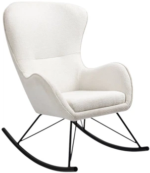 Крісло-гойдалка Halmar Liberto 3 Біле (5905248126565)