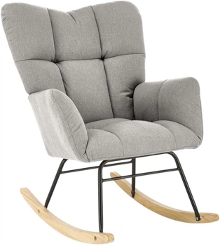 Крісло-гойдалка Halmar Vasco Сірий (5905248131026)