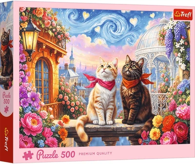 Puzzle Trefl Zakochane mruczki 500 elementów 37553 (5900511375534)