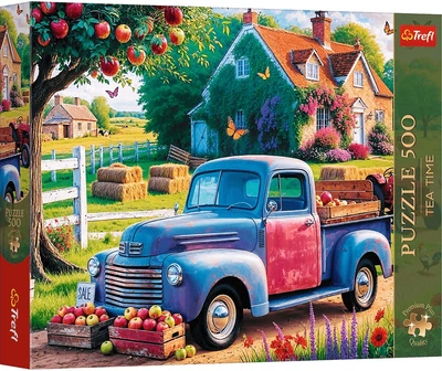Puzzle Trefl Premium Plus Tea Time: Samochód farmera 500 elementów 37612 (5900511376128)