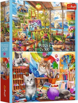 Puzzle Trefl Sztuka malowania 2 x 500 elementów 37530 (5900511375305)