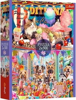 Puzzle Trefl Puszyści przyjaciele 2 x 500 elementów 37495 (5900511374957)