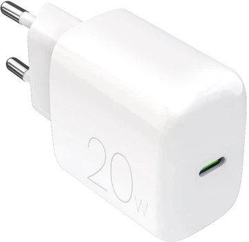 Ładowarka sieciowa Puro Pro Lite 20W USB-C PD (PUTCUSBC20WDYWHI)