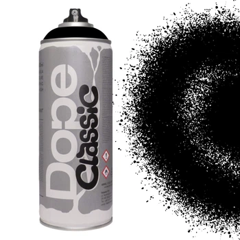 Аерозольна фарба Dope D-300 Black (Чорний) 400 мл