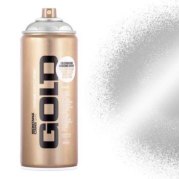 Акрилова фарба-спрей Montana Gold M1000 Silverchrome (Срібний хром) 400 мл