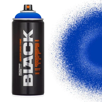 Нитро краска-спрей Montana Black P5000 Power Blue (Синий) 400 мл