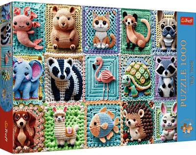 Пазл Trefl Tea Time: В’язані звірятка 1000 елементів 12093 (5900511120936)