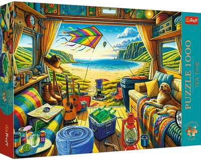 Puzzle Trefl Tea Time: Kamperem w podróży 1000 elementów 10851 (5900511108514)