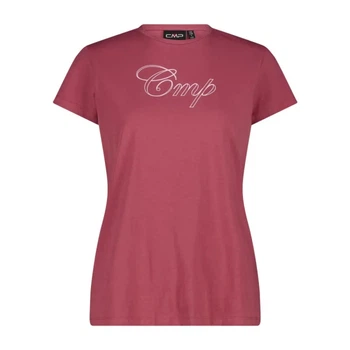 Футболка CMP Women's Stretch Cotton T-Shirt with Logo Peony XS (1097-32D8066P-B709 36)