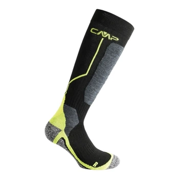 Носки CMP Ski Sock Wool 28-30 Black/Lime (1097-3I49374-U901 28/30)