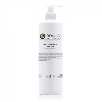 Базовое массажное масло с оливы, миндаля, виноградных косточек Ebrand Olio Massaggio Neutro, 500 мл.