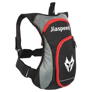 Моторюкзак з гідратором JIASPEED M-3189 5 л 36x27x5 см Чорний/Червоний