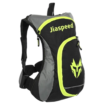 Моторюкзак з гідратором JIASPEED M-3189 5 л 36x27x5 см Чорний/Салатовий