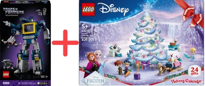 Набор конструкторов LEGO Icons Transformers: Саундвейв 1505 деталей + Disney Princess Сюрпиз-бокс 2025 231 деталь (541065904_536567874)