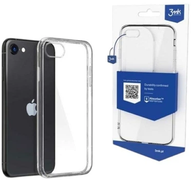 Etui plecki 3MK Clear Case do Apple iPhone 7/8/SE 2020/SE 2022 Transparent (5903108043939)