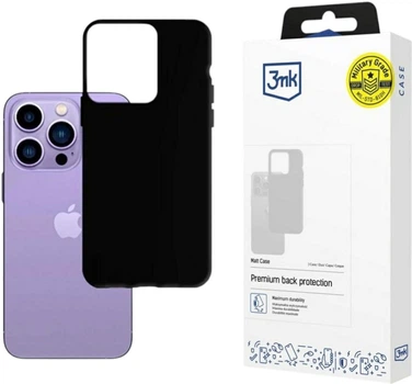 Панель 3MK Matt Case для Apple iPhone 14 Pro Max Black (3M004036)