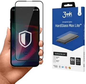 Захисне скло 3MK HG Max Lite для Apple iPhone 14 Pro чорне (5903108486743)