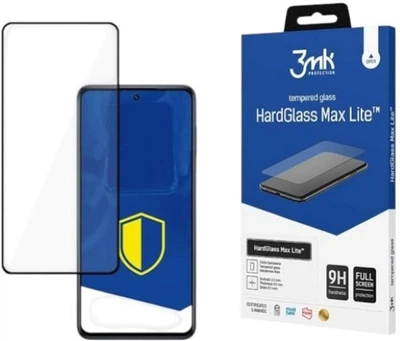 Szkło hartowane 3MK HardGlass Max Lite dla Samsung Galaxy M54 (SM-M546) czarne (5903108521420)