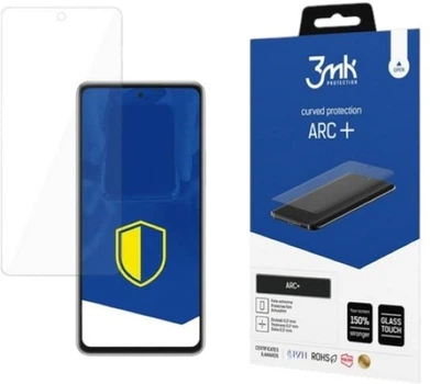 Захисне скло 3MK ARC+ Fullscreen для Samsung Galaxy A53 (5903108460361)