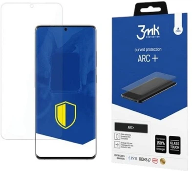 Захисне скло 3MK ARC+ Fullscreen для Samsung Galaxy S20 Plus (5903108352277)