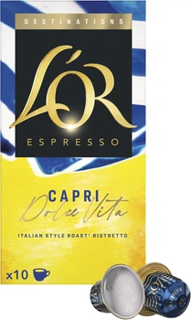 Кофе молотый в капсулах L'Or Espresso Destinations Capri Dolce Vita 10 капсул (8711000597897)