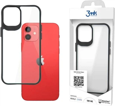 Панель 3MK Satin Armor Case+ для Apple iPhone 12 mini Прозорий (5903108441841)