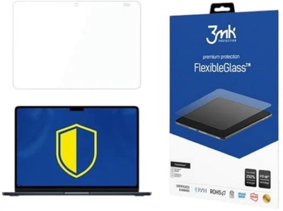 Szkło hybrydowe 3MK FlexibleGlass dla MacBook Air 2022 (M2) do 15" (5903108490726)