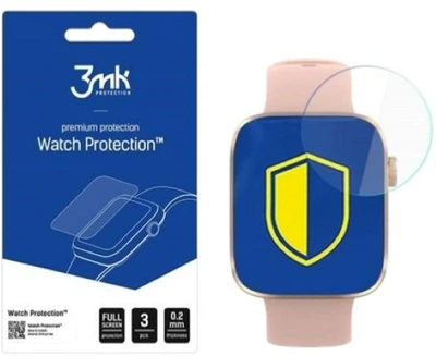 Folia ochronna 3MK Watch Protection na ekran smartwatcha Armodd Squarz 11 3 szt. (5903108521727)