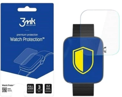 Folia ochronna 3MK Watch Protection na ekran smartwatcha Bemi CID 3 szt. (5903108495288)