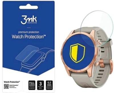 Szkło Hybrydowe 3MK FlexibleGlass do Garmin Fenix 7S Pro Solar 3 szt (5903108528207)