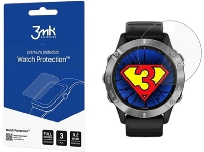 Захисне скло 3MK FlexibleGlass для Garmin Fenix 6 3 шт (5903108292214)