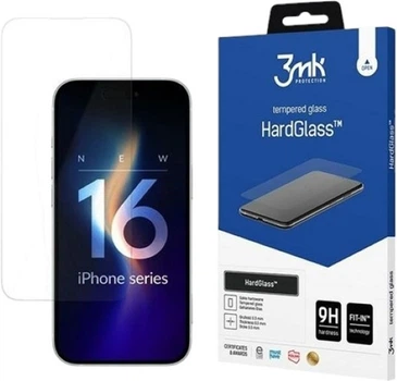 Szkło hybrydowe 3MK HardGlass do Apple iPhone 16 Pro Max (5903108579797)