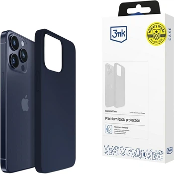 Панель 3mk Silicone Case для Apple iPhone 16 Pro Dark Navy (5903108603966)
