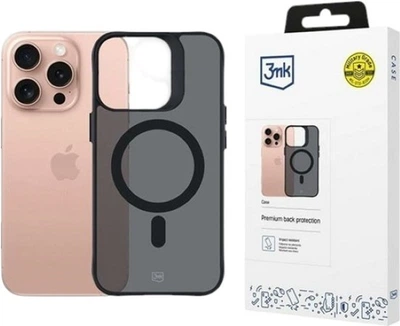 Etui 3mk Smoke MagCase do Apple iPhone 16 Pro Black (5903108586672)