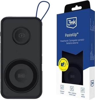 УМБ 3MK PastelUp 10000 mAh 22.5W Black (5903108583176)