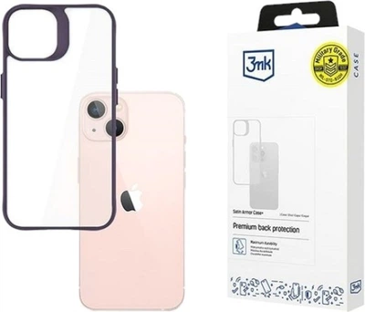 Etui plecki 3MK Satin Armor Case+ do Apple iPhone 14 Purple (5903108592789)