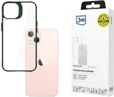Etui plecki 3MK Satin Armor Case+ do Apple iPhone 15 Green (5903108592574)