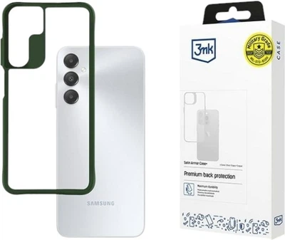 Etui plecki 3MK Satin Armor Case+ do Samsung Galaxy A15 5G Green (5903108568272)