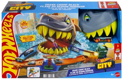 Tor samochodowy Mattel Hot Wheels Mega Shark Attack (JHL96) (194735335015)