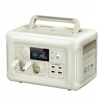 Портативна зарядна станція Allpowers R600 Білий 600W 299 Wh