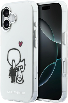 Etui Karl Lagerfeld Karl & Choupette Back MagSafe do Apple iPhone 17 Transparent (3666339607951)