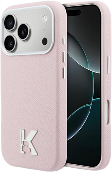 Etui Karl Lagerfeld Karl & Choupette Back MagSafe do Apple iPhone 17 Pro Pink (3666339596934)