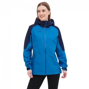 Жіноча мембранна куртка Outdoor Research gore-tex синій з чорним S
