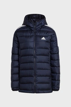 Жіночі пухові куртки Essentials Light Down Hooded Parka синя L