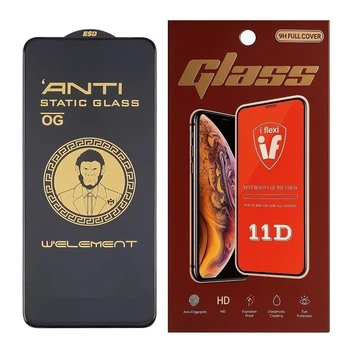 Захисне скло OG W'Element для Xiaomi Redmi Note 13 Pro 5G, ESD Anti-Static, 9H, Full Glue, з чорною рамкою