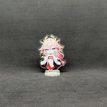 Акриловая коллекционная фигурка Геншин Импакт - Genshin Impact Chibi Яэ Мико 2 10 см